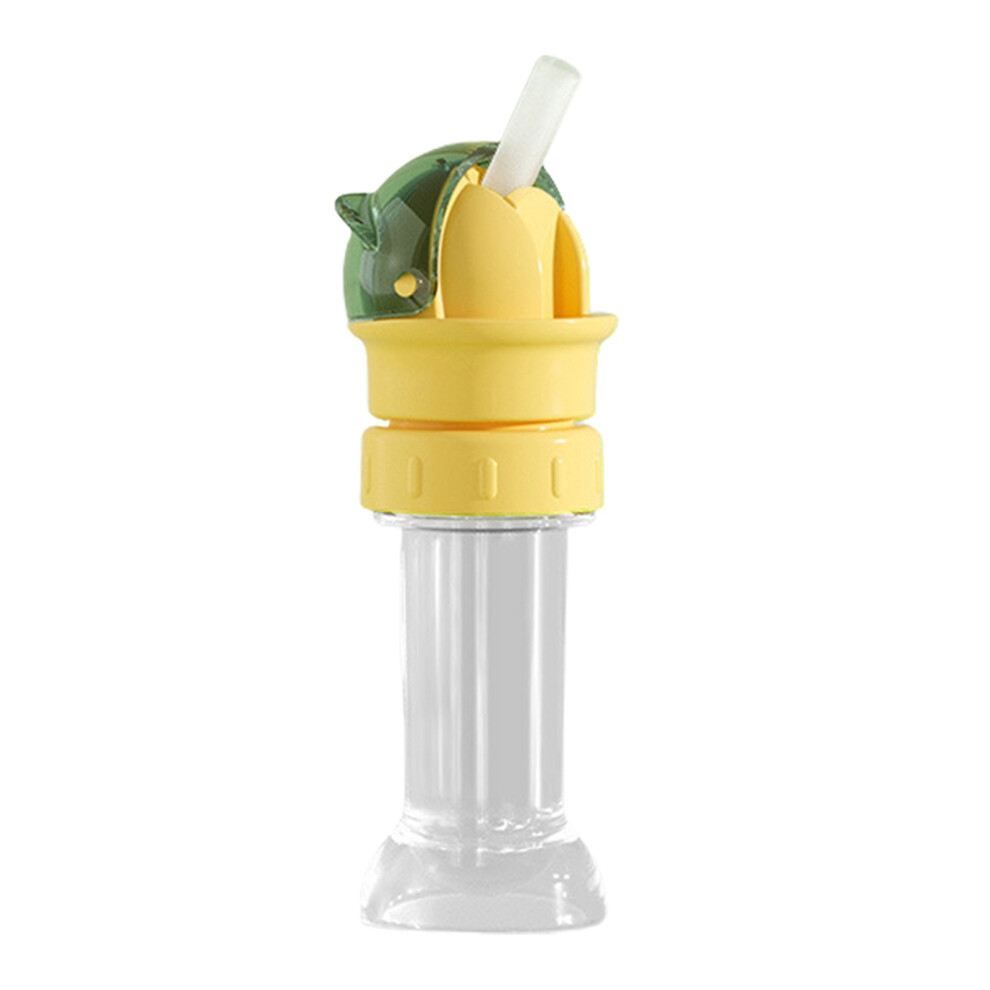 (b) 1/5pcs Water Bottle Cap Reusable Children Beverage Water Bottle Straw Lid Bottle Mouth Conversion Cover Self Drinking Straw Cap