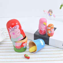 Matryoshka 6-Layer Russian Pig 6-Layer Basswood Children's Toy