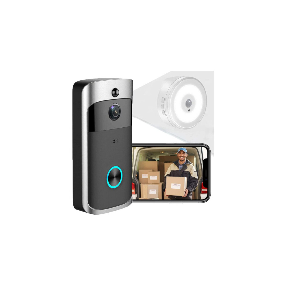 Video Doorbell Camera With Chime Wireless Smart Doorbell