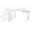 (White) Computer Desk Storage Side Cabinet Corner Table 6