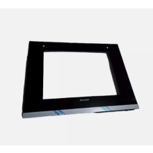 Sharp K69FABK Outer Oven Door Glass Black / Silver