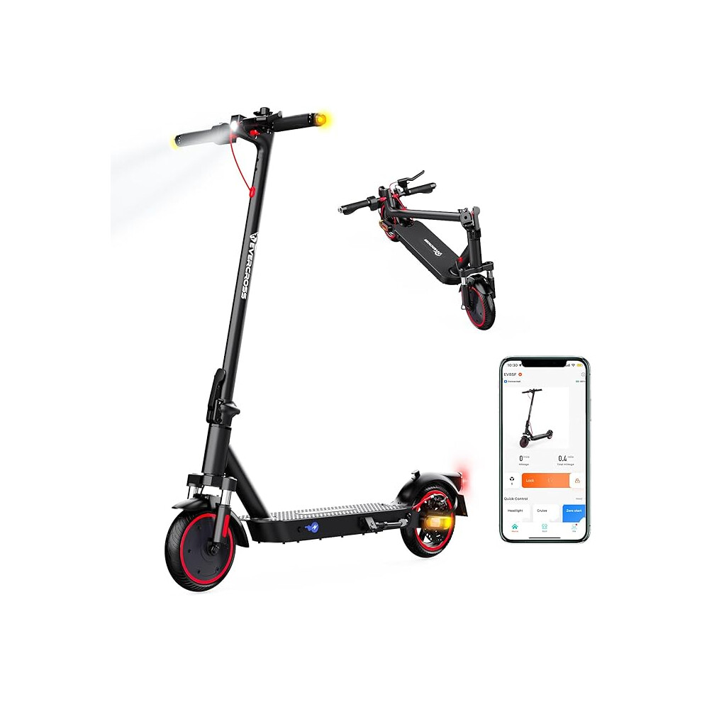 EVERCROSS EV85F Electric Scooters Adults, 8.5 E-Scooter Foldable APP 350W Motor 7.8AH Battery,15KG,3 Speed Modes