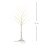 Homcom HOMCOM 5ft Artificial White Birch Tree Light w/ 96 Warm White Pre-Lit LED Light 2