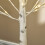 Homcom HOMCOM 5ft Artificial White Birch Tree Light w/ 96 Warm White Pre-Lit LED Light 8