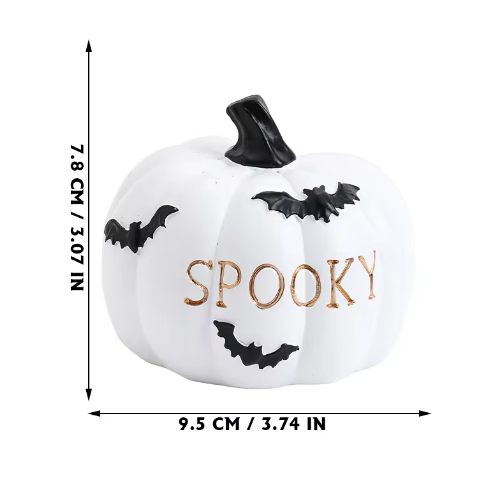 (B) Halloween Pumpkin Resin Ornaments Table Decoration 2