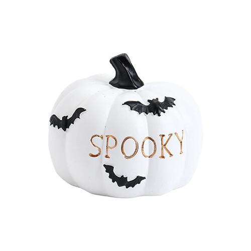 (B) Halloween Pumpkin Resin Ornaments Table Decoration