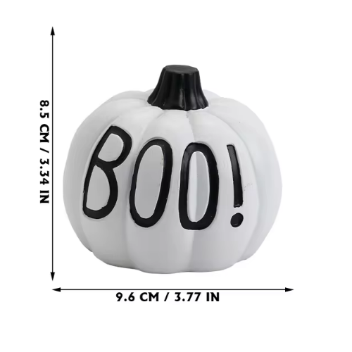 (C) Halloween Pumpkin Resin Ornaments Table Decoration 2