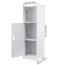 Bathroom Storage Unit,Cabinet Floor Standing Storage Tall Cupboard