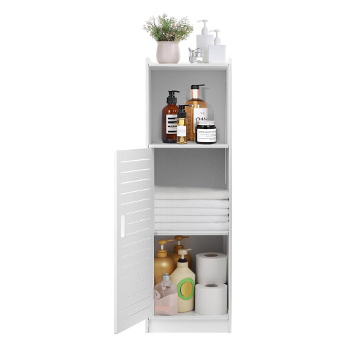Bathroom Storage Unit,Cabinet Floor Standing Storage Tall Cupboard 1