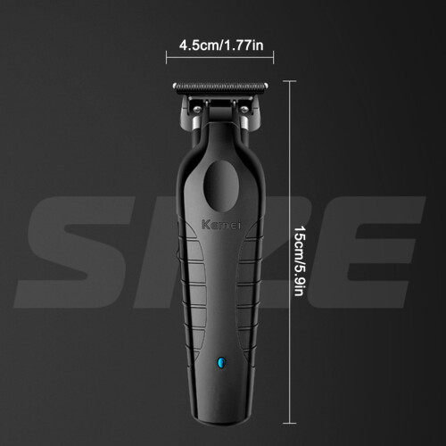 Kemei Ασύρματο τριμαριστή μαλλιών 0mm Clipper Επαγγελματική ηλεκτρική μηχανή κοπής 2