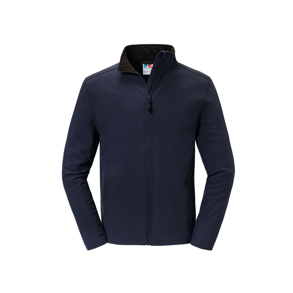 (XS, French Navy) Russell Mens Essential Recycled Soft Shell Jacket