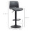 Homcom HOMCOM Barstools Set of 2, Dining Stools with Backrest and Footrest 2
