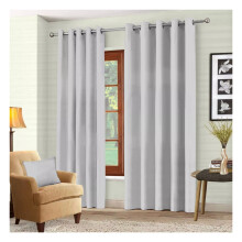 (SILVER GREY, 66 x 54) Thermal Insulated Curtains Ring Top
