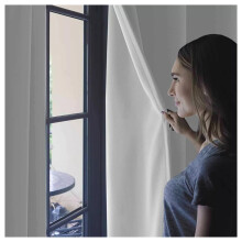 (SILVER GREY, 66 x 72) Thermal Insulated Curtains Ring Top