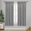 (SILVER, 66 x 72) Thermal Insulated Curtains Ring Top 3