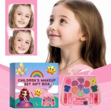 Real Cosmetic Beauty Set Dress Up Play Cosmetic Set For Girls Portable Fancy Dress Up Play Cosmetic Beauty Set For Children Kids