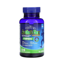21st CENTURY Arthri-Flex Advantage Plus Turmeric 90 Vegetarian Capsules for Optimal Joint Support & Comprehensive Joint Care