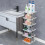 Living And Home 6-Tier Foldable Plastic Shoe Rack 2