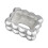 Living And Home (Silver) Stylish Ceramic Tissue Box 5