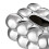 Living And Home (Silver) Stylish Ceramic Tissue Box 6