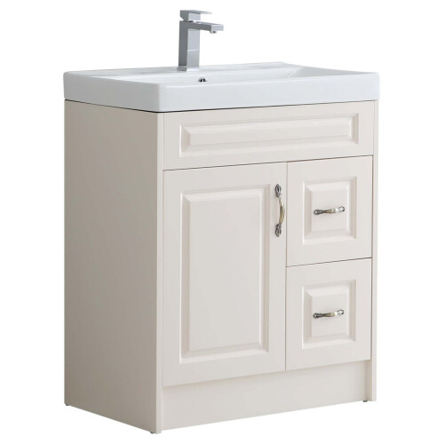 750mm Vanity Unit Basin Sink Floorstanding Cabinet & Handle Waterproof 1