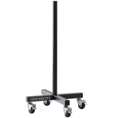 GYM MASTER Olympic Bumper Plate Storage Stacker Trolley 1