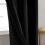 (BLACK, 66 x 90) Soft Velvet Curtains Eyelet Ready Made Fully Lined 4