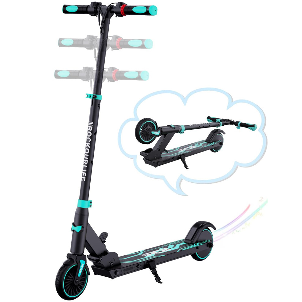 (blue) RCB R15 Electric Scooter,Foldable E Scooter for Kids,Electric Scooter for Gifts