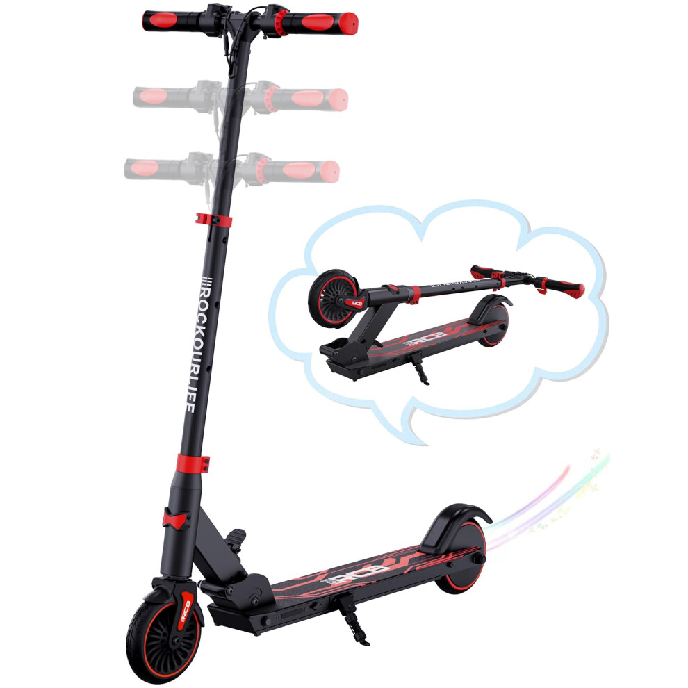 (red) RCB R15 Electric Scooter,Foldable E Scooter for Kids,Electric Scooter for Gifts