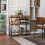 Costway 3-Tier Kitchen Serving Cart Rolling Bar Serving Trolley W/ Wine Rack 9
