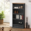 Mercers Furniture Corona Charcoal 1 Drawer DVD Rack CD Storage Small Bookcase Solid Wood Pine Wooden 1