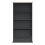 Mercers Furniture Corona Charcoal 1 Drawer DVD Rack CD Storage Small Bookcase Solid Wood Pine Wooden 3