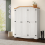 Mercers Furniture Corona White 3 Door Arch Top Robe 1