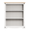Mercers Furniture Corona White Small Low 3 Shelf Bookcase Solid Wood Pine Wooden 3