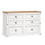 Mercers Furniture Corona White Low 3+3 Wide Chest 2
