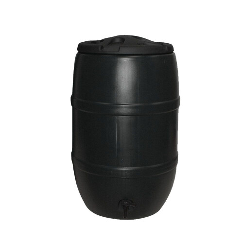 120L Standard Barrel Water Butt BLACK 2
