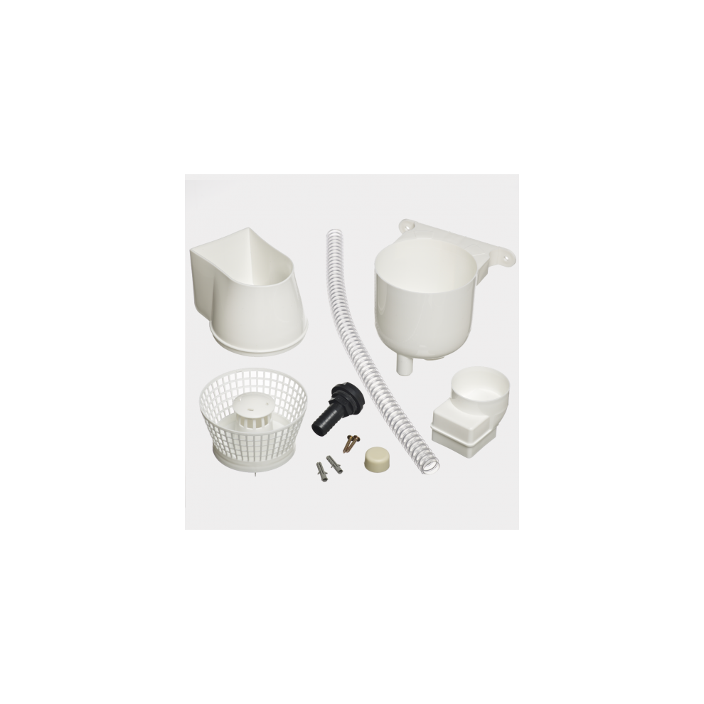 Gutter Mate The Rain Saver & Filter System White Gutter Mate Diverter & Filter In & Fine Mesh Insert Bundle