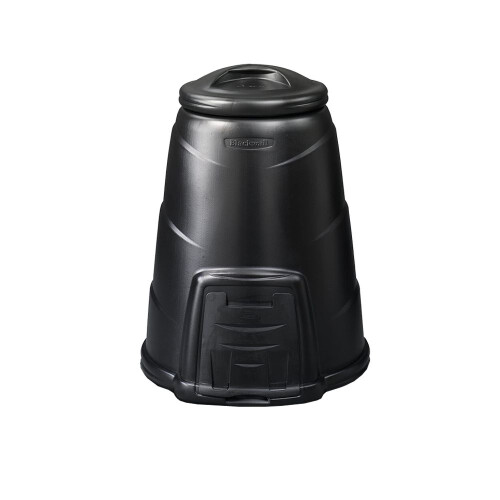 220L Black Compost Bin Converter With Base Plate