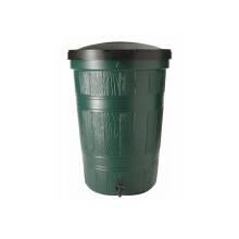 200L Garden Lake Water Butt, Rain Barrel, Includes Lid & Tap