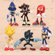 (#3-Sonic) Sonic The Hedgehog Action Figures Doll Model Collectible Toys Kids Gifts