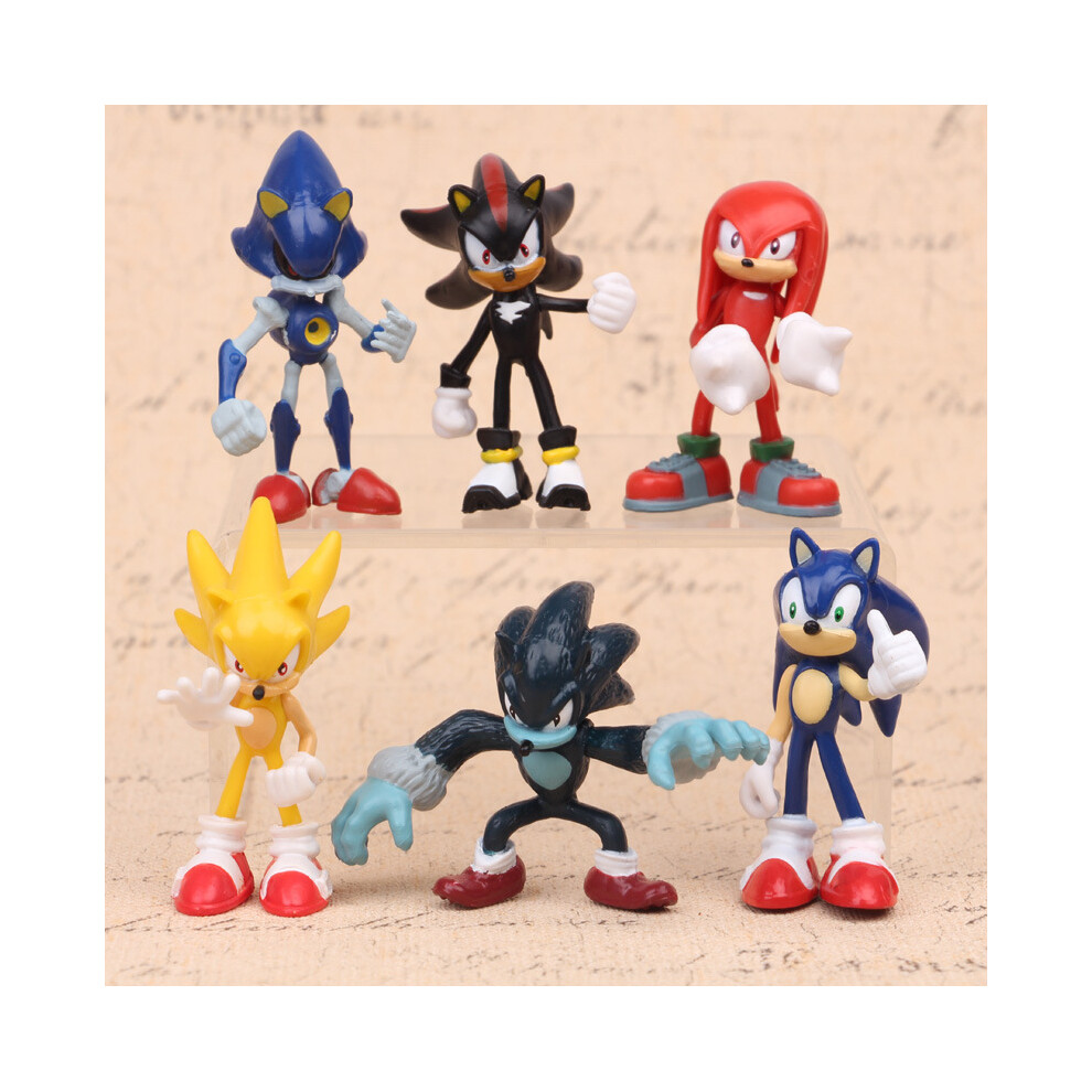(#3-Sonic) Sonic The Hedgehog Action Figures Doll Model Collectible Toys Kids Gifts