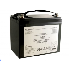 24v 36Ah Lithium Iron Phosphate, LiFePO4 High Capacity Deep Cycle