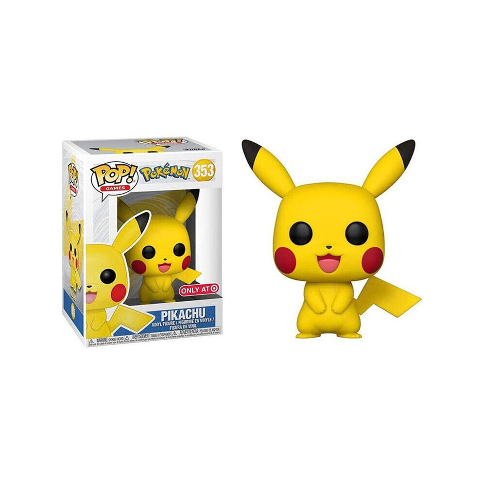 (Pikachu) Funko Pop Pokemon Action Figure Pikachu Bulbasaur Charmander Squirtle Kids Toys