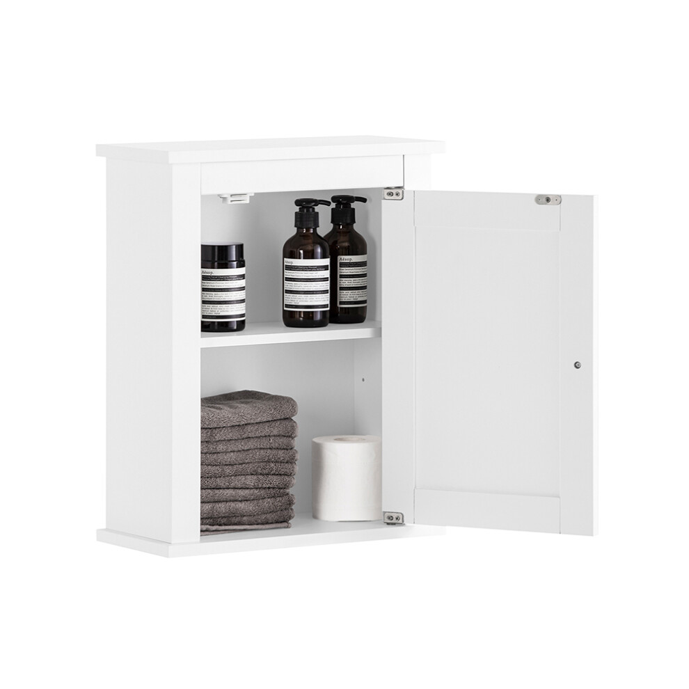 SoBuy® FRG203-W, Wall Mounted Single Door Bathroom Cabinet, 40x18x49cm