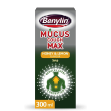 Benylin Mucus Cough Syrup Max Honey & Lemon 300ml