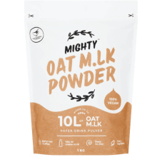 MIGHTY Oat Milk Powder, (1kg Bag, Makes 10L of Oat Milk)