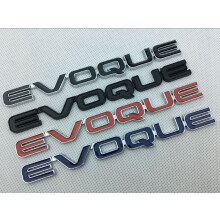 (Silver red) Applicable to EVOQUE rear trunk logo