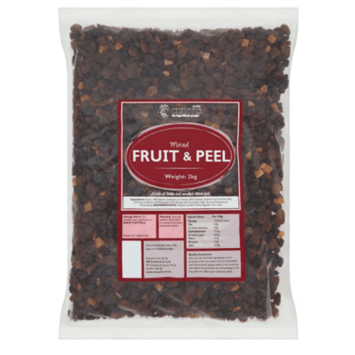 Curtis Mixed Fruit & Peel 2kg bag