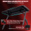 (80cm-desk) Computer Gaming Desk, Home Office PC Table with Cup Holder and Headphone Hook, Simple Assembly, Black 6