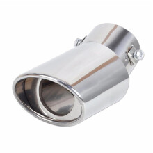 (A) Tail Muffler Exhaust Tip Pipe Silver Car Accessories for Ford Mustang BA Shelby SYNus King GTX1 Ka Fusion Focus F-150 Transit